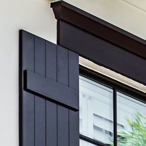 Joined Board & Batten Vinyl Shutters