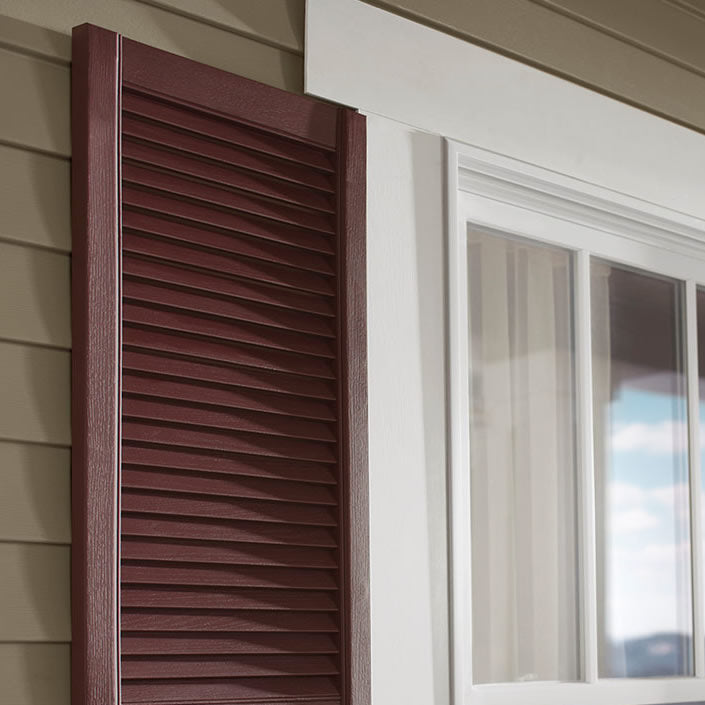 Louvered Vinyl Shutters